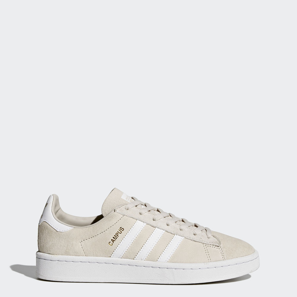 Adidas Campus - Originals γυναικεια - Καφε/Ασπρα/Ασπρα,Μέγεθος: EU 36 – 54 2/3 (456WPHOG)